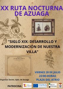20/07 La Ruta Nocturna vuelve a sus orígenes, a su escenario natural: las calles de Azuaga.