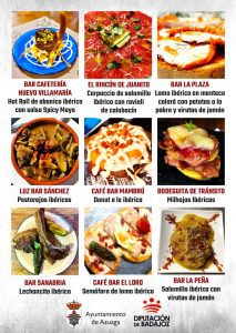 24/11 La III Ruta de la tapa del ibérico se celebra en Azuaga los días 24 y 25 de noviembre.