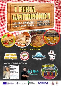 31 mayo – I Jornadas Gastronómicas en Azuaga