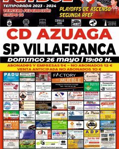 20/05 CD Azuaga: Especial PlayOff