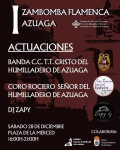 27/12 La cofradía azuagueña celebrará mañana la I Zambomba Flamenca
