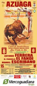 7 agosto – Gran corrida de Toros con banderilleros en Azuaga