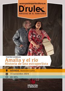 14/11 Teatro Guirigai representará «Amalia y el Río, historia de una estraperlista» en el Teatro Capitol.