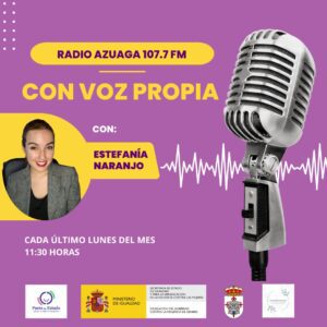4/5 En el último programa de «Con voz propia» hablamos de la violencia de género en mujeres mayores