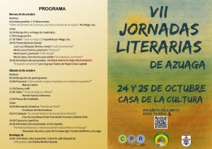 24/10 La catedrática azuagueña Marisa Calero participa en las VII Jornadas Literarias