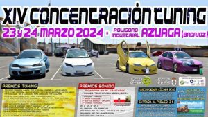 22/03 Todo preparado para la XIV Concentración Tuning en Azuaga