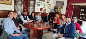 06/11 El gerente del Área Sanitaria Llerena-Zafra, se entrevista con el equipo de gobierno de Azuaga