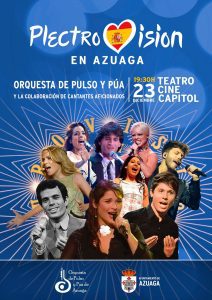 19/12 La Orquesta de Pulso y Púa de Azuaga ofrecerá el espectáculo «Plectrovisión» el 23 de diciembre en el Capitol.