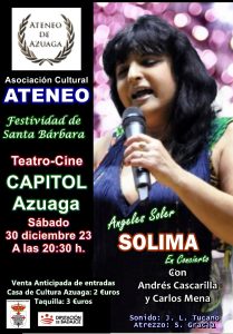 29/12 Espectáculo de Flamenco en Azuaga. Sábado 30 diciembre.