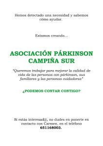 24/02 Se pretende crear una asociación de afectados de párkinson en la Campiña Sur