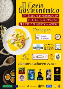 28/3 Todo listo para la II Feria Gastronómica de Azuaga