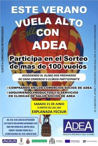 18/6 El próximo sábado podremos subir a un globo aerostático de la mano de ADEA