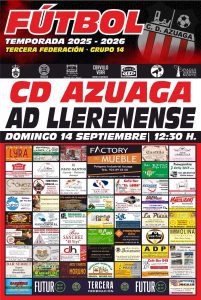 11/9 El CD Azuaga afronta con muchas ganas el derby del domingo frente a UD Llerenense