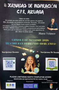 1/10 El CPR de Azuaga inicia el curso con las III Jornadas de Inspiración