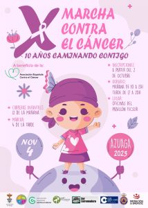 03/10 Abierto el plazo de inscripción para la X Marcha Contra el Cáncer, a beneficio de la AECC.