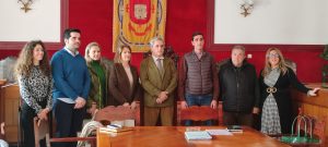 13/03 El Consejero de Gestión Forestal y Mundo Rural se entrevista en Azuaga con el equipo de gobierno local