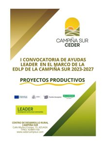 12/12 El CEDER Campiña Sur lanza la I Convocatoria de ayudas  LEADER del período 2023-27