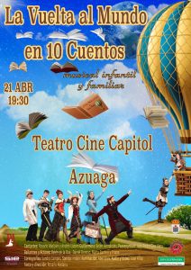 21/04 «La vuelta al mundo en 10 cuentos» llega hoy a Azuaga.