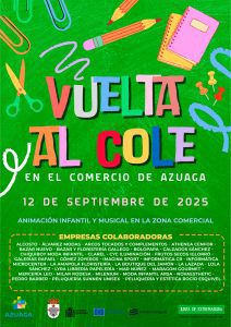 05/9 Campaña de «vuelta al cole» en el comercio de Azuaga